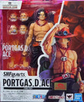Bandai SHF S.H.Figuarts One Piece PORTGAS.D.ACE FIRE FIST Figure Finished Model Anime Action Toy Gifts for kids  SOLDIER SET