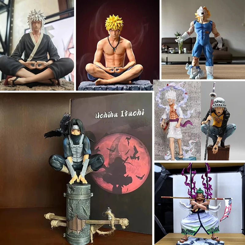 Naruto Figures Uchiha Itachi Action Figures NARUTO Shippuden Anime Figurine Donquixote Doflamingo 23cm PVC Model Toys Doll Gifts