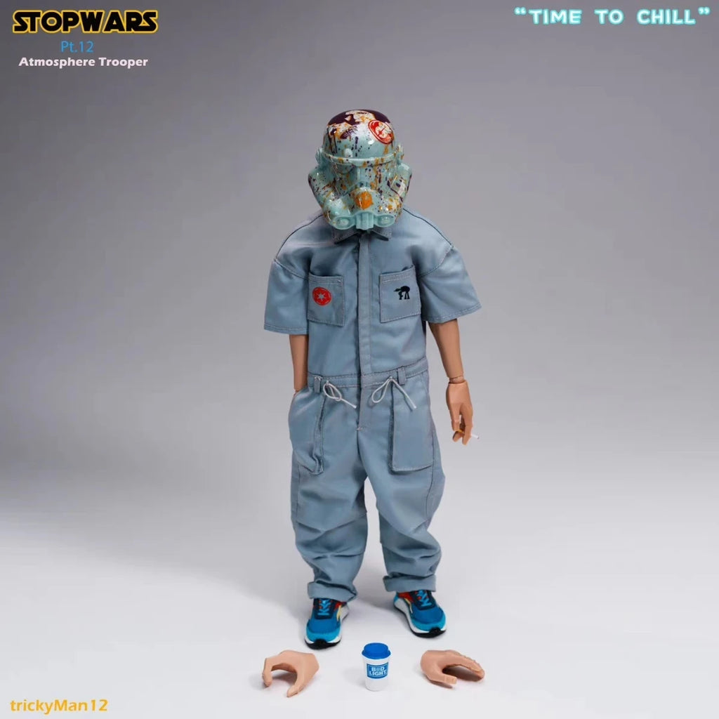 Stock Trickyman12 Pt.8-12 1/6 Soldier Stopwars Imperial Atmosphere Group 12'' Action Figure Toy Holiday Gifts Desktop Decoration