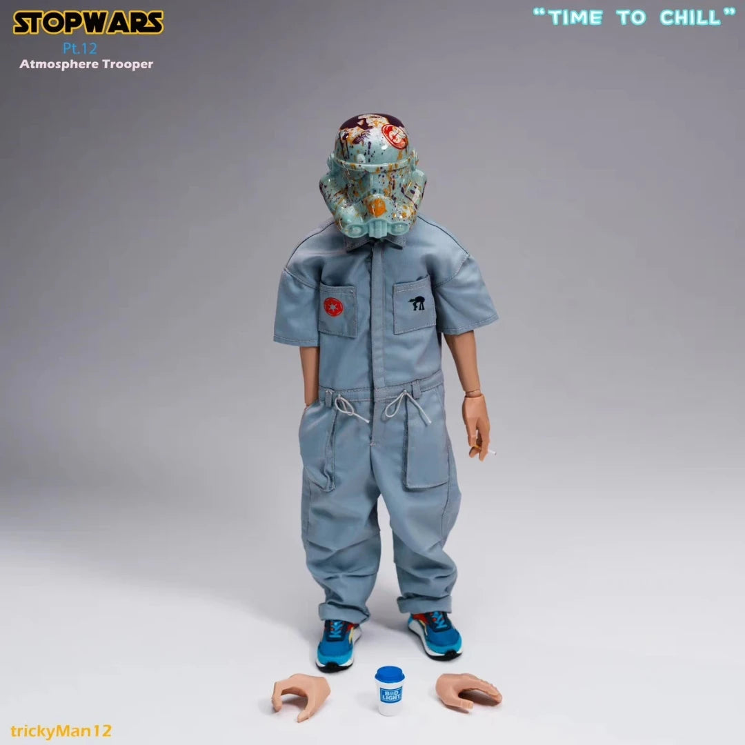 Stock Trickyman12 Pt.8-12 1/6 Soldier Stopwars Imperial Atmosphere Group 12'' Action Figure Toy Holiday Gifts Desktop Decoration