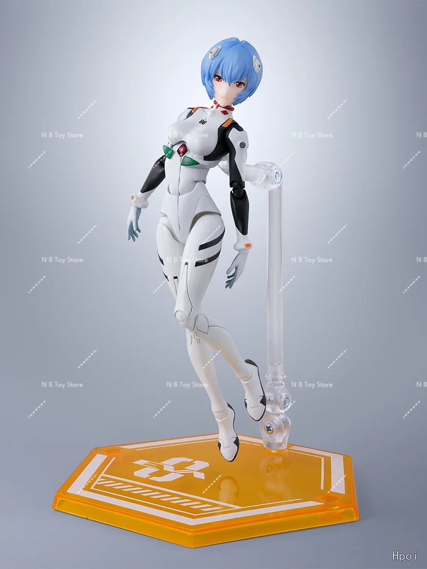 In Stock Original Bandai Shfiguarts Neon Genesis Evanelion Nga Kadagelion Rei PVC Anime Figures Action Figure Model Toys