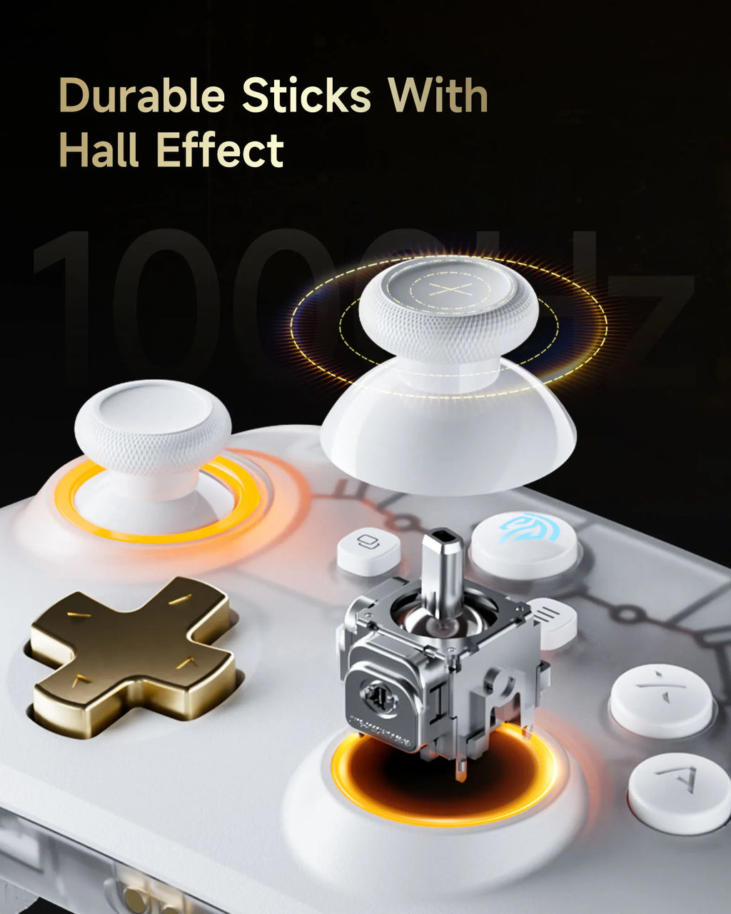 EasySMX D05 Wireless Gamepad for Nintendo Switch PC with Charging Dock RGB Hall Effect Joysticks Game Controller for Windows