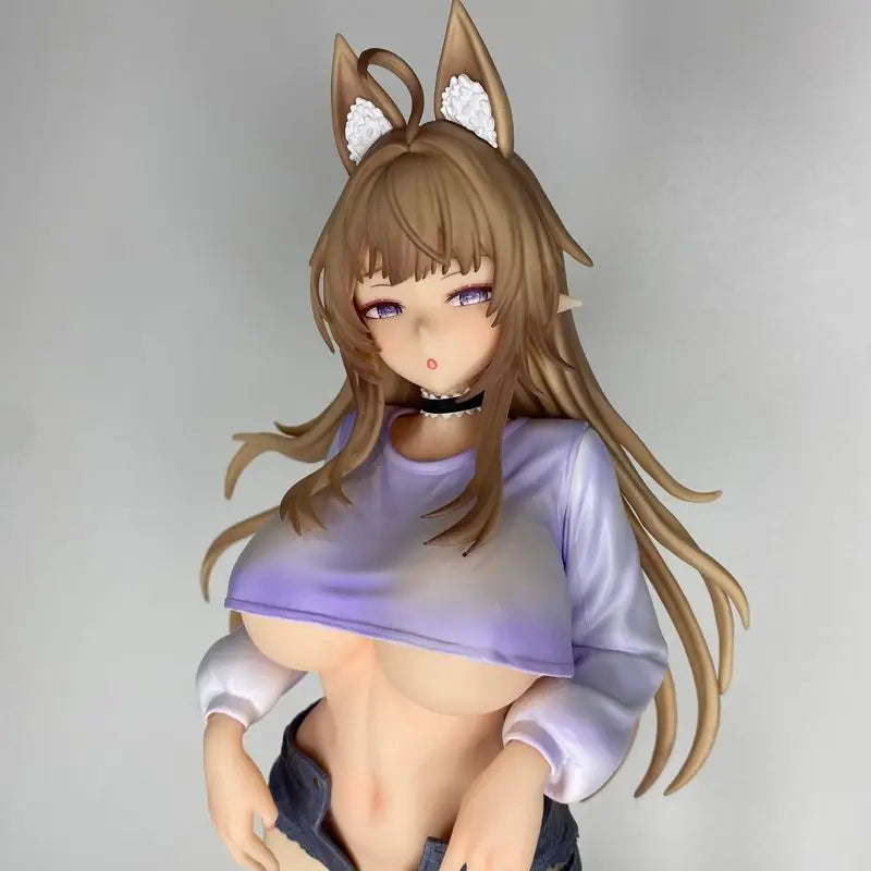 45cm Elf Girl From Another World Rabi Bunny Girl 1/4 Scale 45cm Gk Statue Anime Figure Collectible Model Desktop Decoration Gift