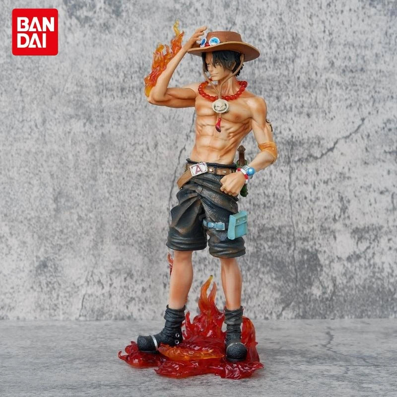 23cm Anime Ace Figure One Piece  Action Figurine PVC Collectible Statue Model Toys Gifts
