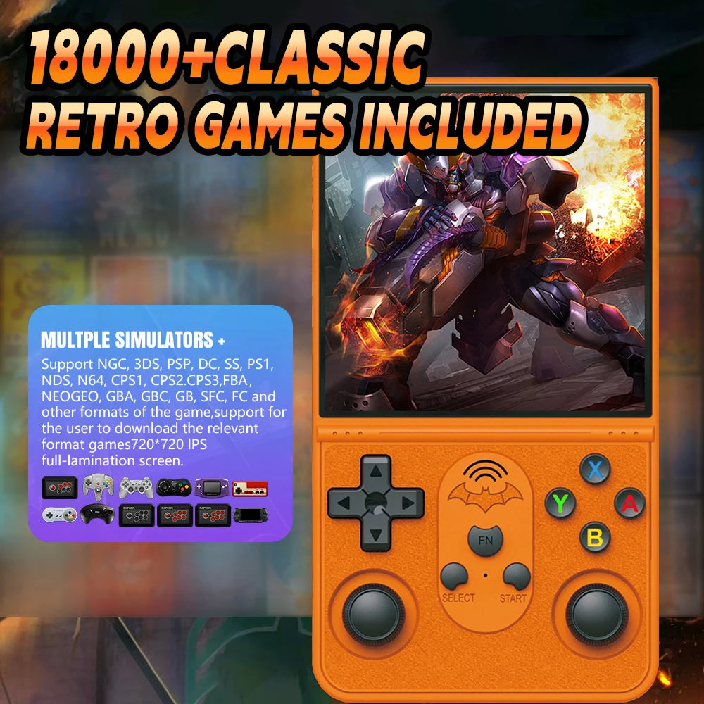 Open Source S600 Retro Handheld Video Game Console  Linux System 4.0 Inch IPS Screen Portable Game Player 18000+ Games Gift