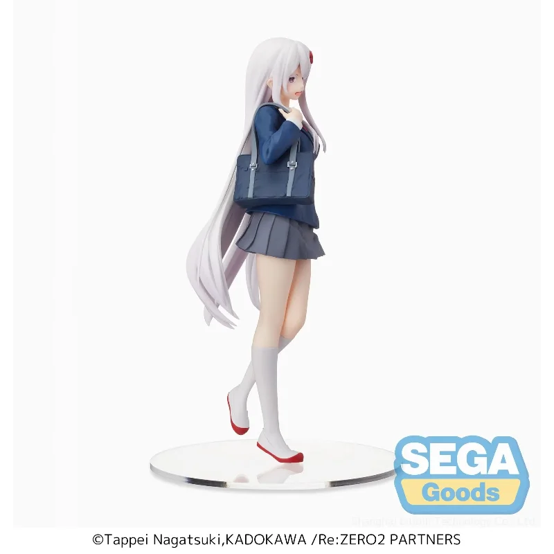 In Stock Original SEGA Re:Life in A Different World From Zero Echidna School Uniform Ver Anime Figure Birthday Present Toy Gifts