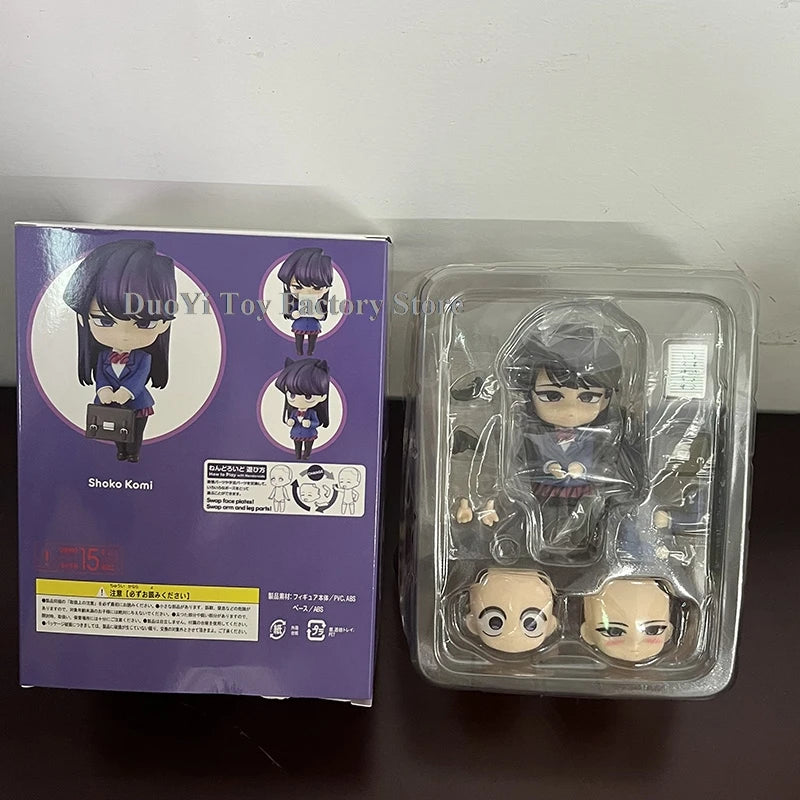 Komi-san wa Komyushou Desu Komi Shouko 1853 Action Figure Can't Communicate Anime PVC Model Q version Christmas Halloween Gifts