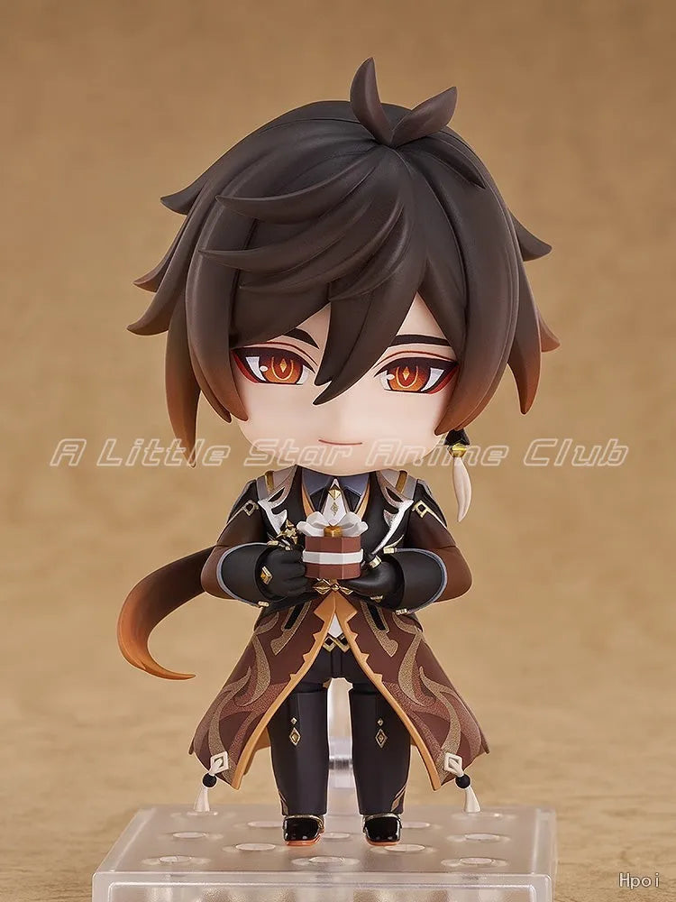 In Stock GSC Original Nendoron 2582 Genshin Impact Zhongli Model Collection Ornaments Toys Gifts