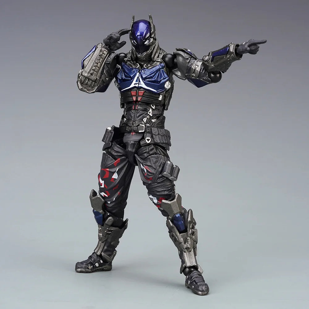 17cm Batman Arkham Knight Action Figure Yamaguchi 024 Movable Batman Joint Model PVC Collection Doll Toys Birthday Gifts