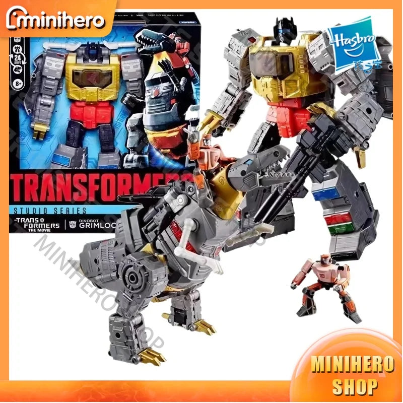 In Stock Original Hasbro Studio Series SS-86 06 Grimlock L-Class Articulated Super Action Figure Collectible Model for Adults