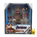 Original Mafex No.195 Iron Man Mk85 Battle Damaged Edition Avengers Endgame Marvel Action Figure Toy Gift Model Collection Hobby