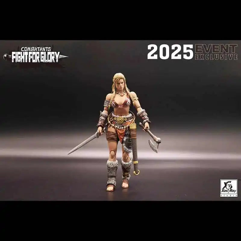 New 2025 Xesray Fight For Glory 1/12 Action Figure Combatants Event Gold Hildr Anime Model Collectible Figure Ornaments In Stock