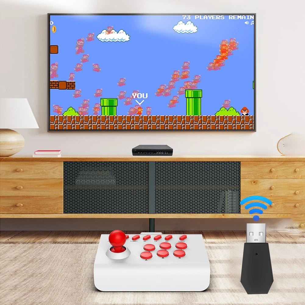 2.4G Game Console Receiver Replacement USB Wireless Dongle Receiver Bluetooth-compatible Accessories for TV PC Computer