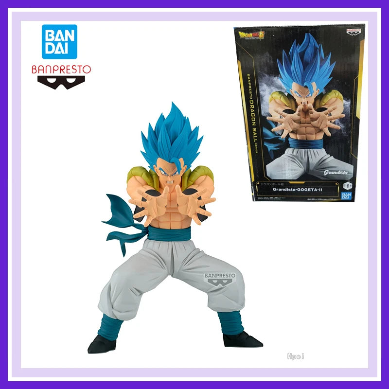 In Stock Original Bandai Banpresto Dragon Ball Chou Grandista Gogeta Anime Action Figures Model Ornaments Toy Gift 25Cm