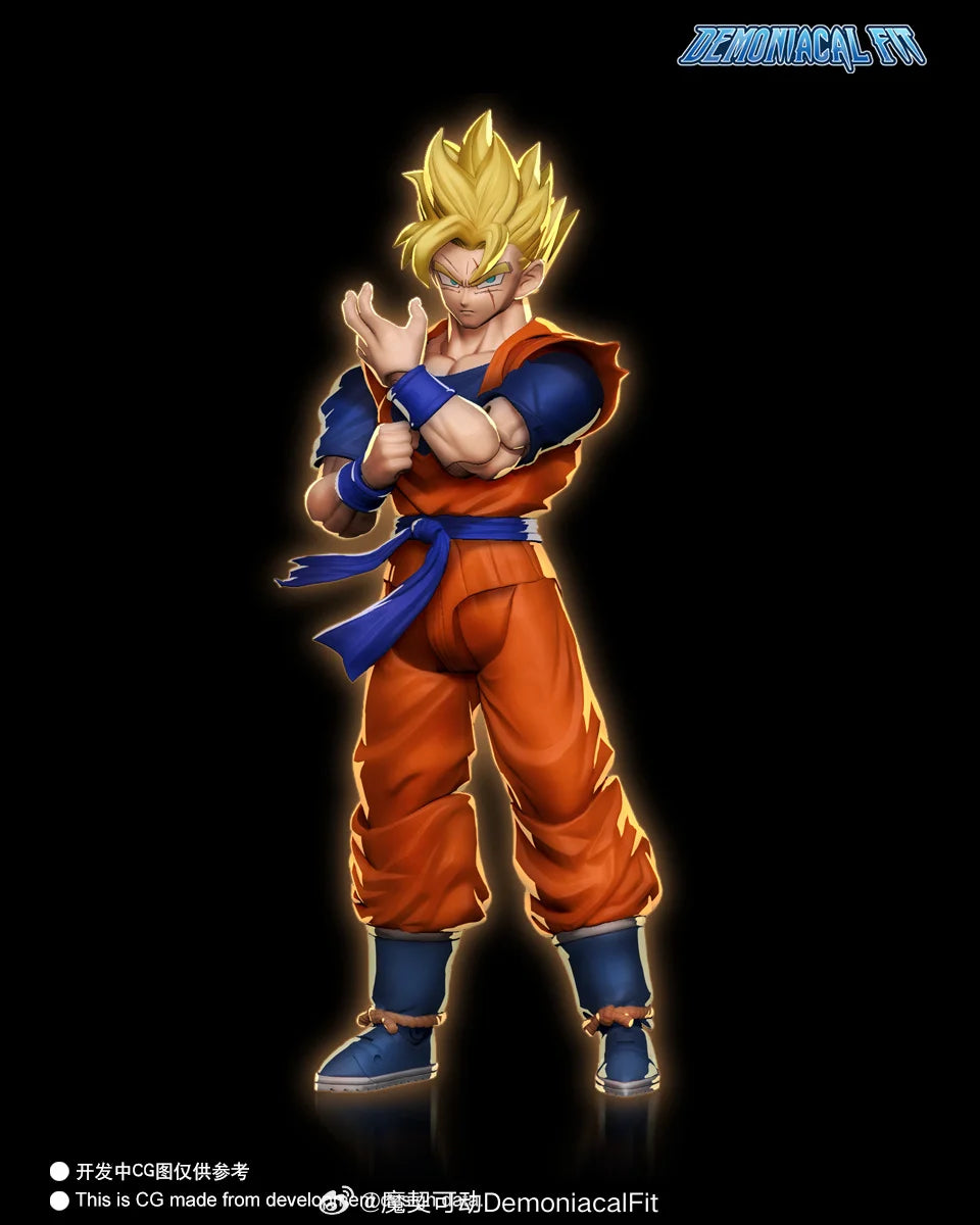 Demoniacal Fit  Anime Action Figure Dragon Ball Z Shf Super Saiyan One-Armed Hero Gohan Statue Model Collectible Gift Toys