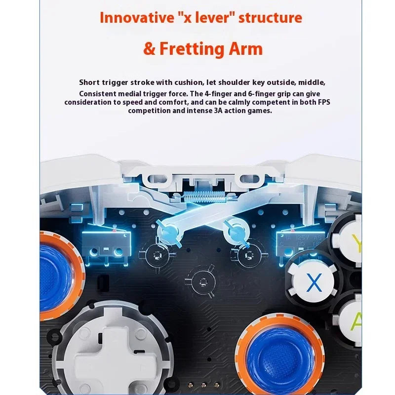 Bigbigwon Blitz 2 Tmr Star Flash Wireless Bluetooth Gamepads Somatosensory Controllers Customized 2000hz For Ns Pc Steam Game