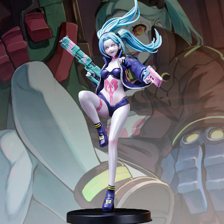 Edgerunners Rebecca Anime Figur Stehendes Modell Spielzeug Geschenk für Lucy Collection Actionfigur David Martinez