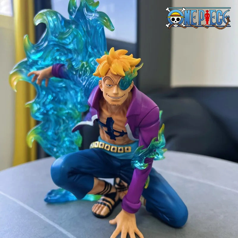 Neue Bandai Banpresto One Piece GK Immortal Bird Squatting Marko Resonance Series Handheld Statues Model Ornaments Handheld Model
