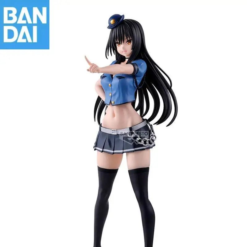 In Stock Bandai Namco Banpresto To Love Darkness Glitter Glamours Kotegawa Yui Police Anime Figure Model Collector Toy Gift
