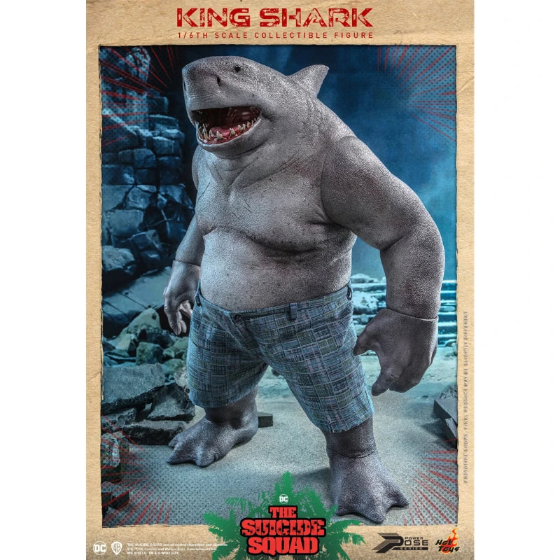 In Stock Hottoys PPS006 King Shark 1/6 Animation Action Figure Toy Gift Model Collection Hobby