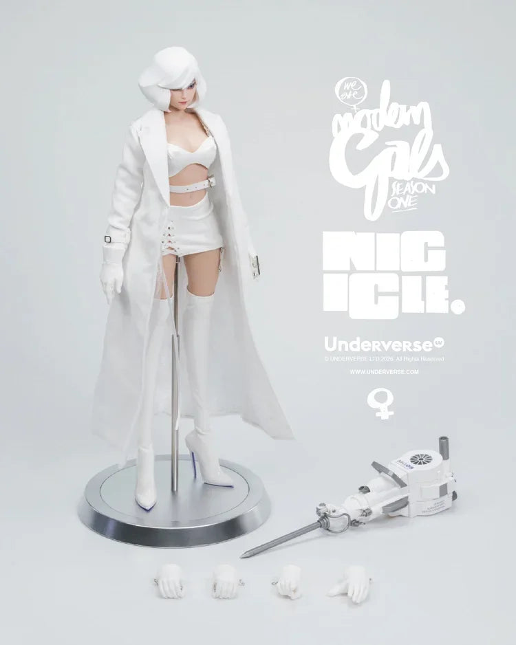 【In Stock】Underverse MODERN GALS FANCY JANE NICICLE LIMITED EDITION 1/6 Action Figure
