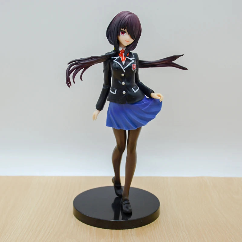 21cm Date A Live V Kurumi Tokisaki Anime Girl Figure Date A Bullet Yatogami Tohka/Mio Takamiya Action Figure Model Doll Toy Gift