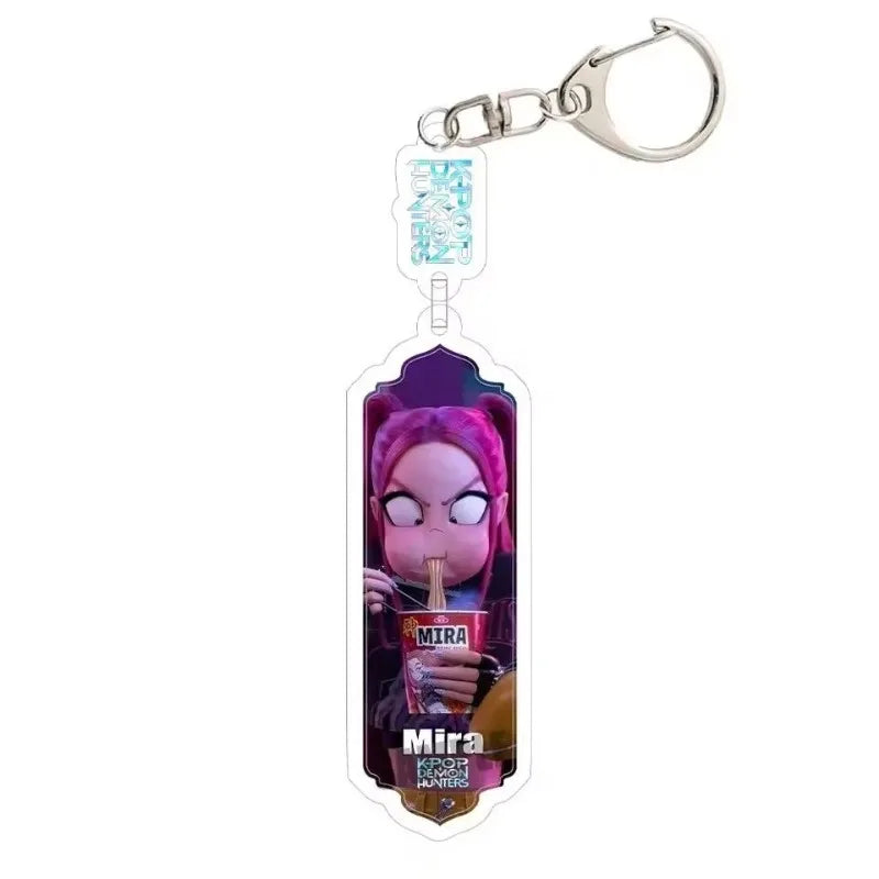 Anime Kpop Demon Hunter Stehende Marke Acryli Rumi Mira Zoey Waren Modell Stehende Marke Spielzeug Ornament Mode Wohnkultur Geschenk