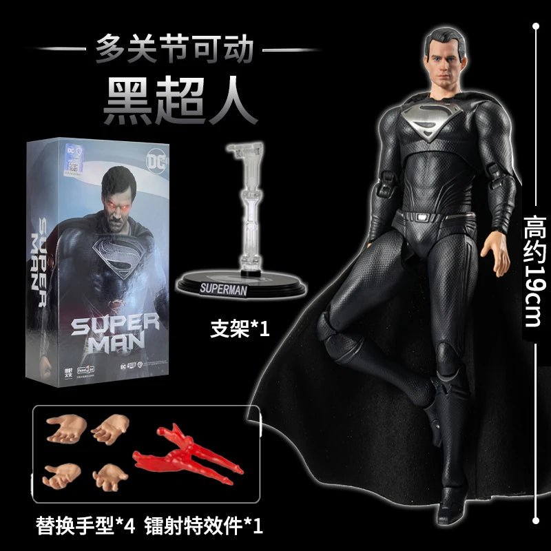 Fondjoy Justice League Ben Batman Figure Superman Batman Wonder Woman Aquaman Mera Anime Figures Collectble Models Toys Gift