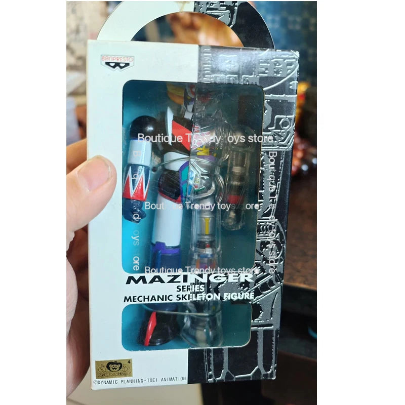Bandai Genuine BANPRESTO MAZINGER SERIES MECHANIC SKELETON FIGURE UFO ROBOT GRENDIZER Anime Action Model Toy Gift Children Kid