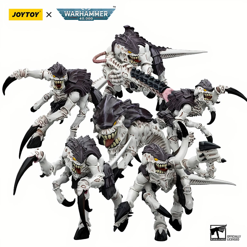 1/18 JOYTOY Action Figure 40K Tyranids Hive Fleet Leviathan Hormagaunt Termagant Ripper Anime Model Toy