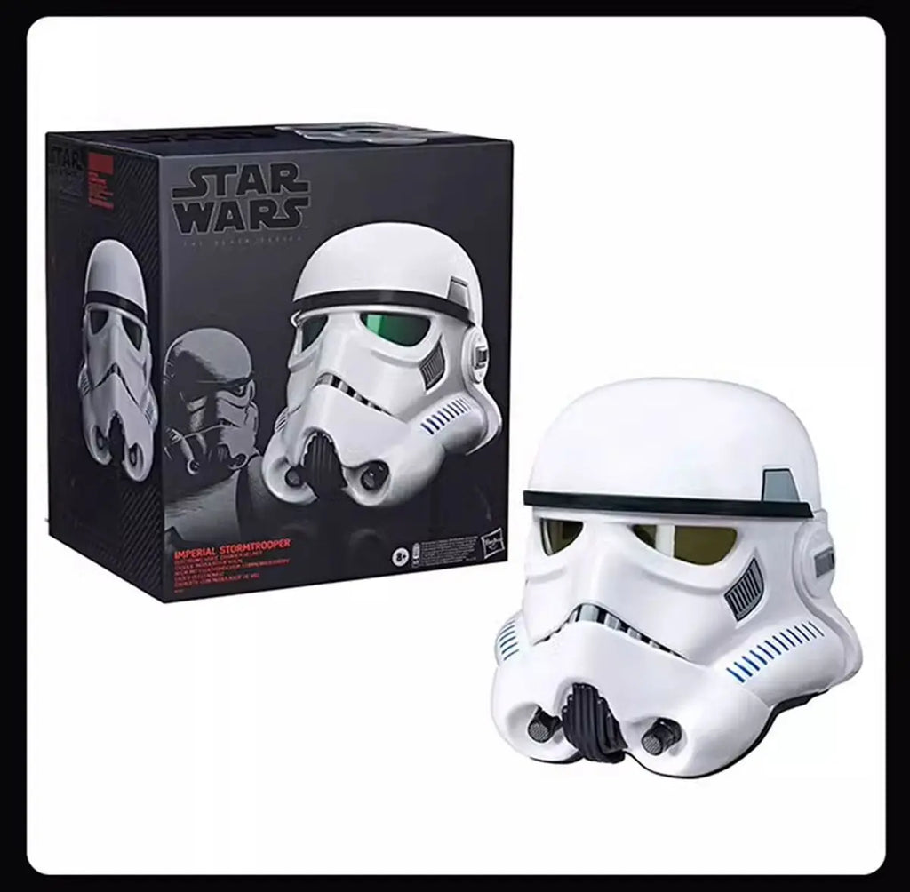 Original Hasbro STAR WARS The Black Series Rogue One Imperial Stormtrooper Electronic Helmet B7097 Collectible Toys Collection