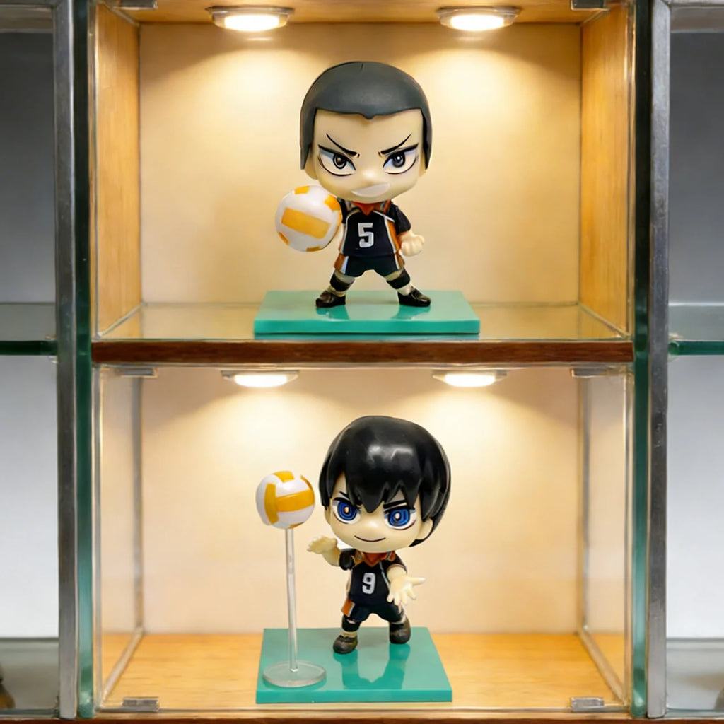 Hot-selling Volleyball Junior Model Set Q Version Hand-made Anime Desktop Decoration Movable Humanoid Robot Collectible Toy Gift