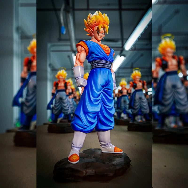 30cm Dragon Ball Jt Gogeta Figuras Dbz Super Saiya Vegetto Mountain And River Twin King 3.0 Action Figures Model Toys Kids Gift