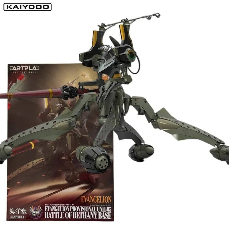 Kaiyodo EVANGELION-05 Action Figures ARTPLA Provisional Unit-05 Battle of Bethany Base EVA Plastic Model Kit Original Box Gift
