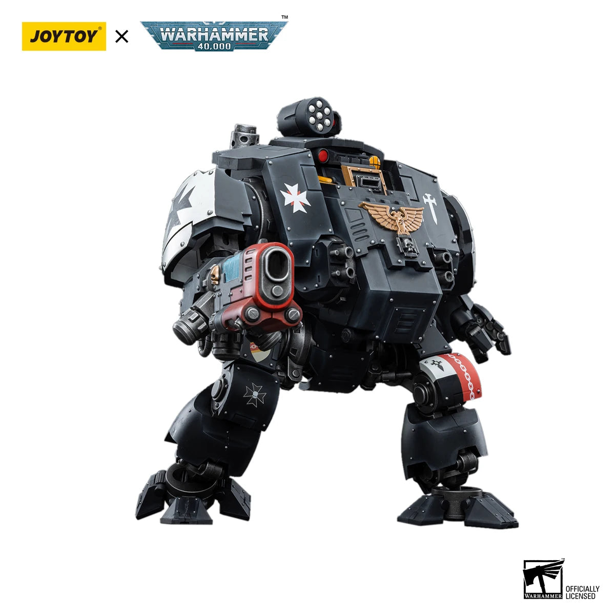 JOYTOY Warhammer 40K 1/18 Actionfigur Black Templars Redemptor Dreadnought Mech Anime Figuren Spielzeug