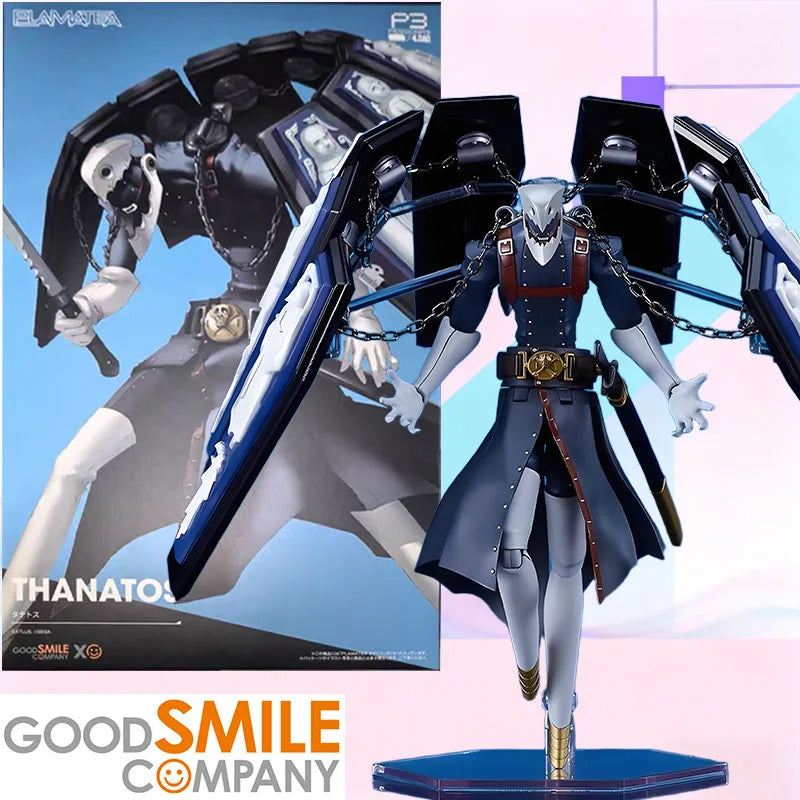 Low price In Stock GOOD SMILE COMPANY Original Box PLAMATEA THANATOS Action Figure Model Toy Gift for Kids Foam Box Packaging