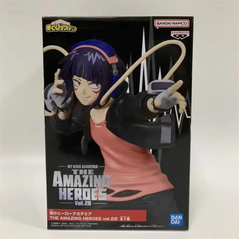 Anime Original Bandai My Hero Academia Jiro Kyoka Action Figures Collect Ornaments Figure Model Toys Birthday Gift 12cm