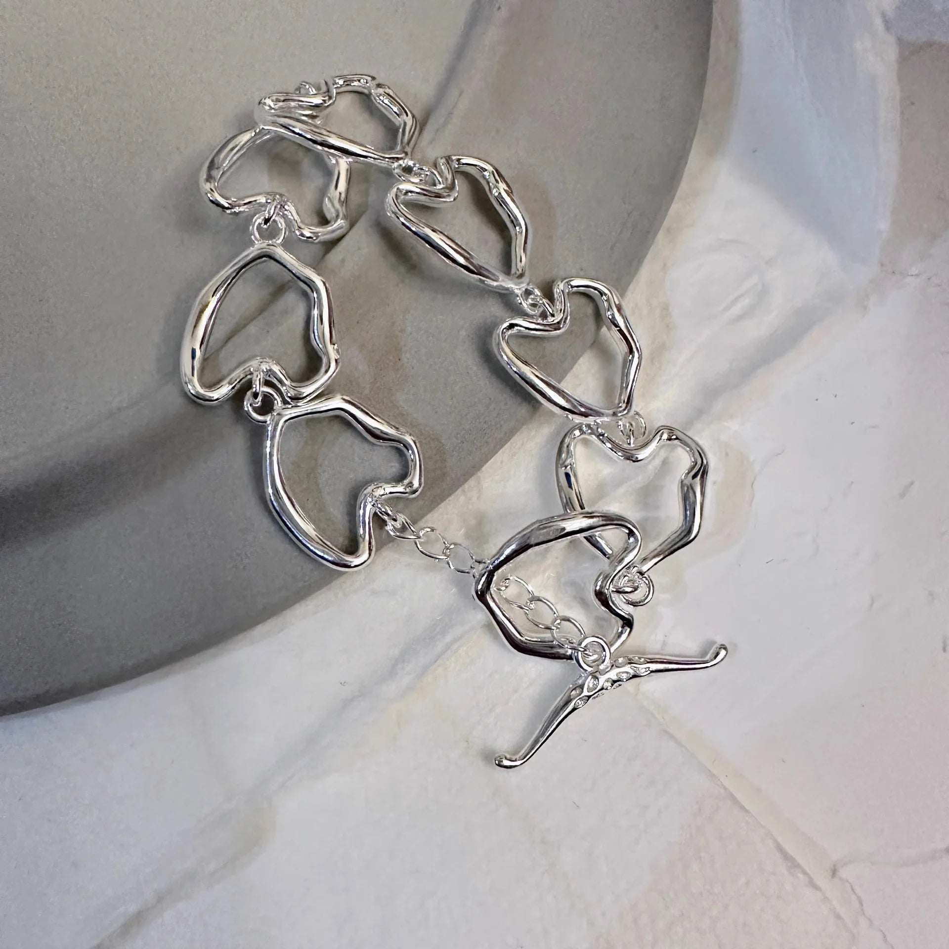 925 Sterling Silber Armband Armreif Vintage Offenes Schloss Geometrische Punk Für Frau Mädchen Mode Schmuck Geschenk Dropship Großhandel