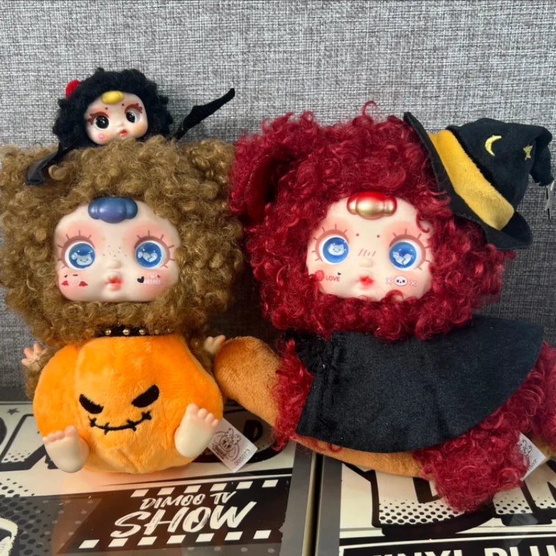 Mm Suger Baby Night Elf Party Series Blind Box Halloween Plush Doll Cute Pendant Toy Trendy Mystery Box Cute Doll Halloween Gift