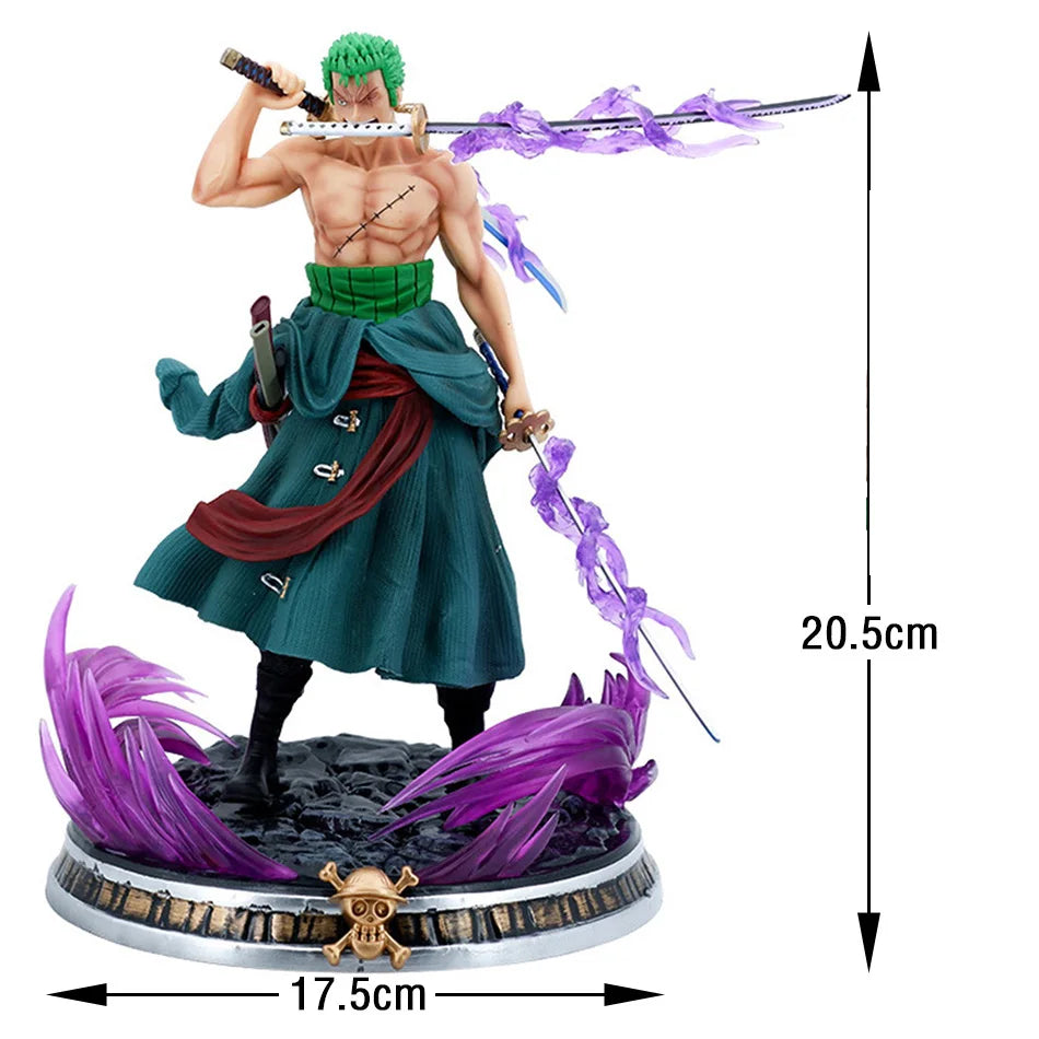 21 см One Piece Аниме Фигурка Bath Blood Roronoa Zoro PVC Модел Екшън Фигурка Колекция Изящни Рожден Ден Коледни Подаръци