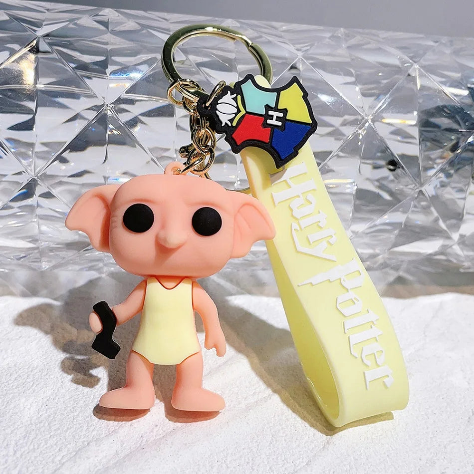 1-7pcs New Hot Harri Potter Cartoon Characters Action Figures Q Version Desktop ornament model quentes presente Kids' Toys Gift