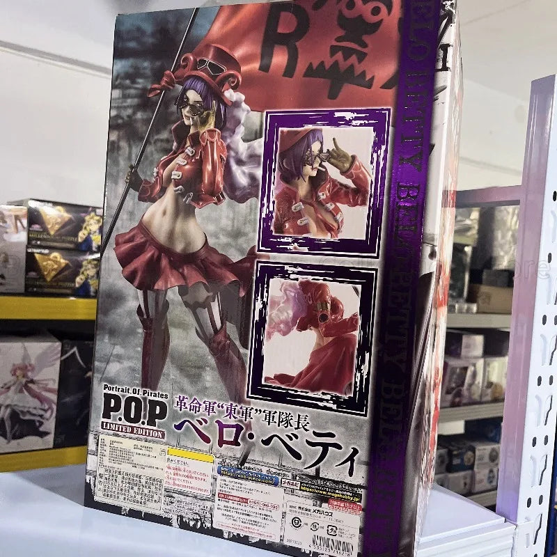 In Stock Original MegaHouse POP Limited Edition ONE PIECE Belo Betty Anime Humanoid Toys Gifts Decoration Collection