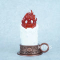 13cm Anime Howl's Moving Castle Figure Luminous Calcifer Action Figures Pvc Collection Decoration Model Toys Gifts