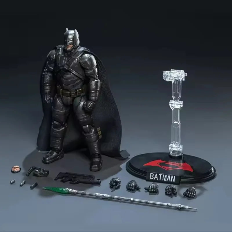 Hot Original Fondjoy Armored Batman Figure DC Justice League Figures Detective Comics 1/9 BATMAN PVC Model Joint Movable Kid Toy