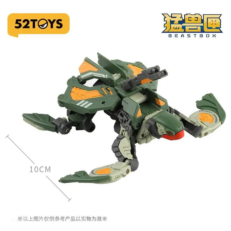 52TOYS Beast Box Series Jetsam Wreck Reef Sea Turtle Transformable Model Kit Collectible Mech Action Figure Birthday Gift