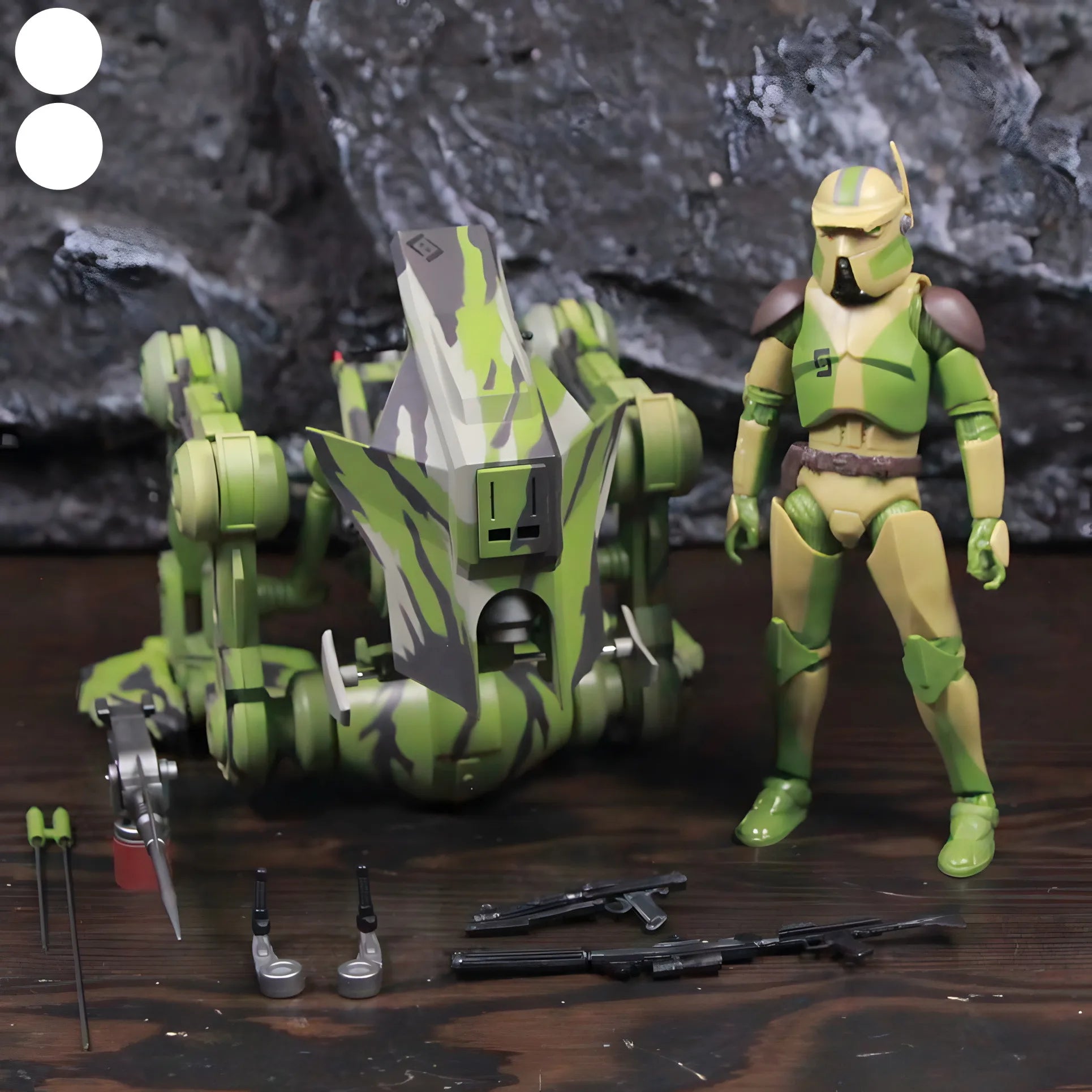 6inchs Scale 1:12 41st Elite Corps AT-RT ATRT All Terrain Reconnaissance Transports ﻿Clone ARF Trooper 6" Action Figure Toys