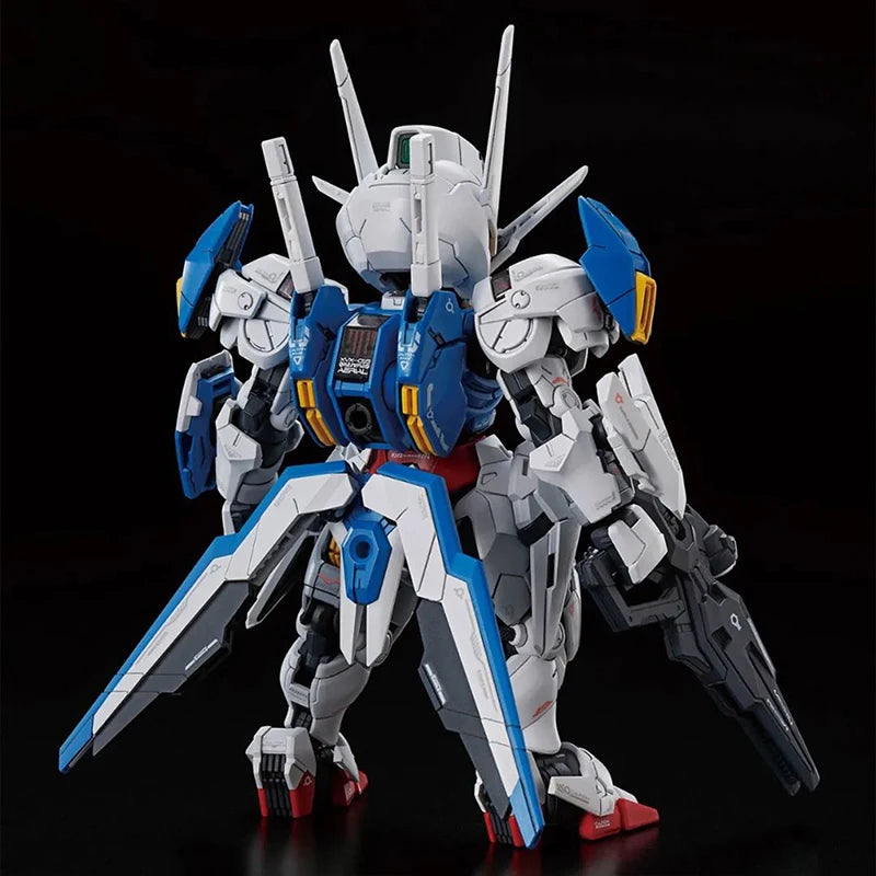 In Stock Genuine Bandai Gundam Model Kit MGSD XVX-016 Gundam Aerial Anime Action Figure Collection Assembly Model Boy Toys Gifts