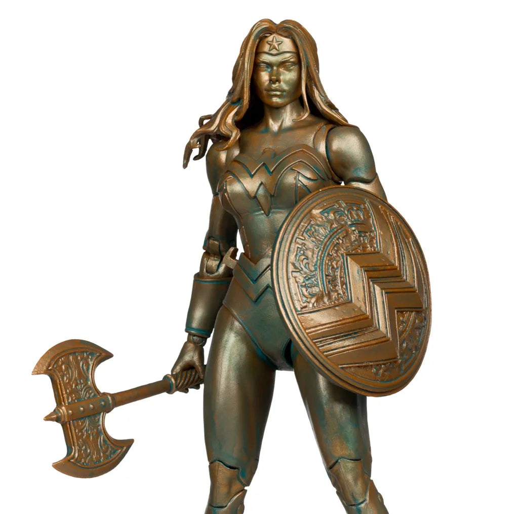 McFarlane Toys Classic Wonder Woman Patina 18cm Action Figures Gold Label DC Multiverse Model