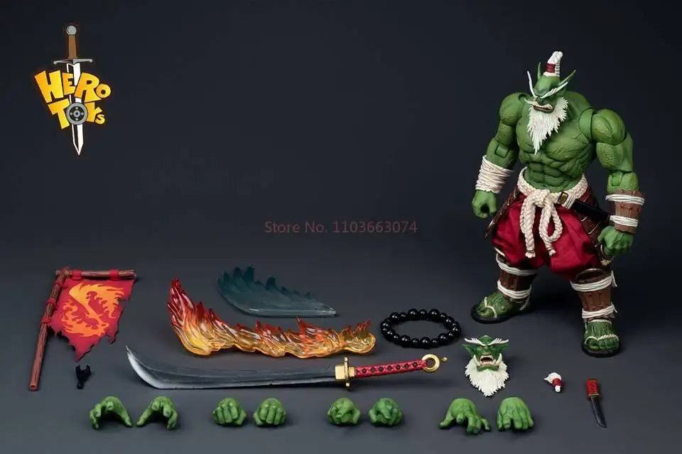 In Stock Hero Toys Series 5 Fireblade Clan Hero Orc Blade Master Samuro Model Toy Gift