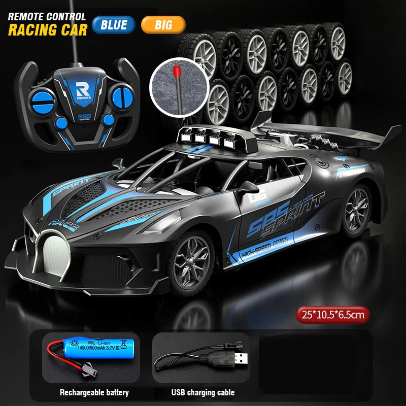 1/18 RC Auto High Speed ​​Drift Sportwagen Fernbedienung Fahrzeug Sport Rennwagen Spielzeug Modell Kinder Spielzeug für Jungen Geburtstagsgeschenke